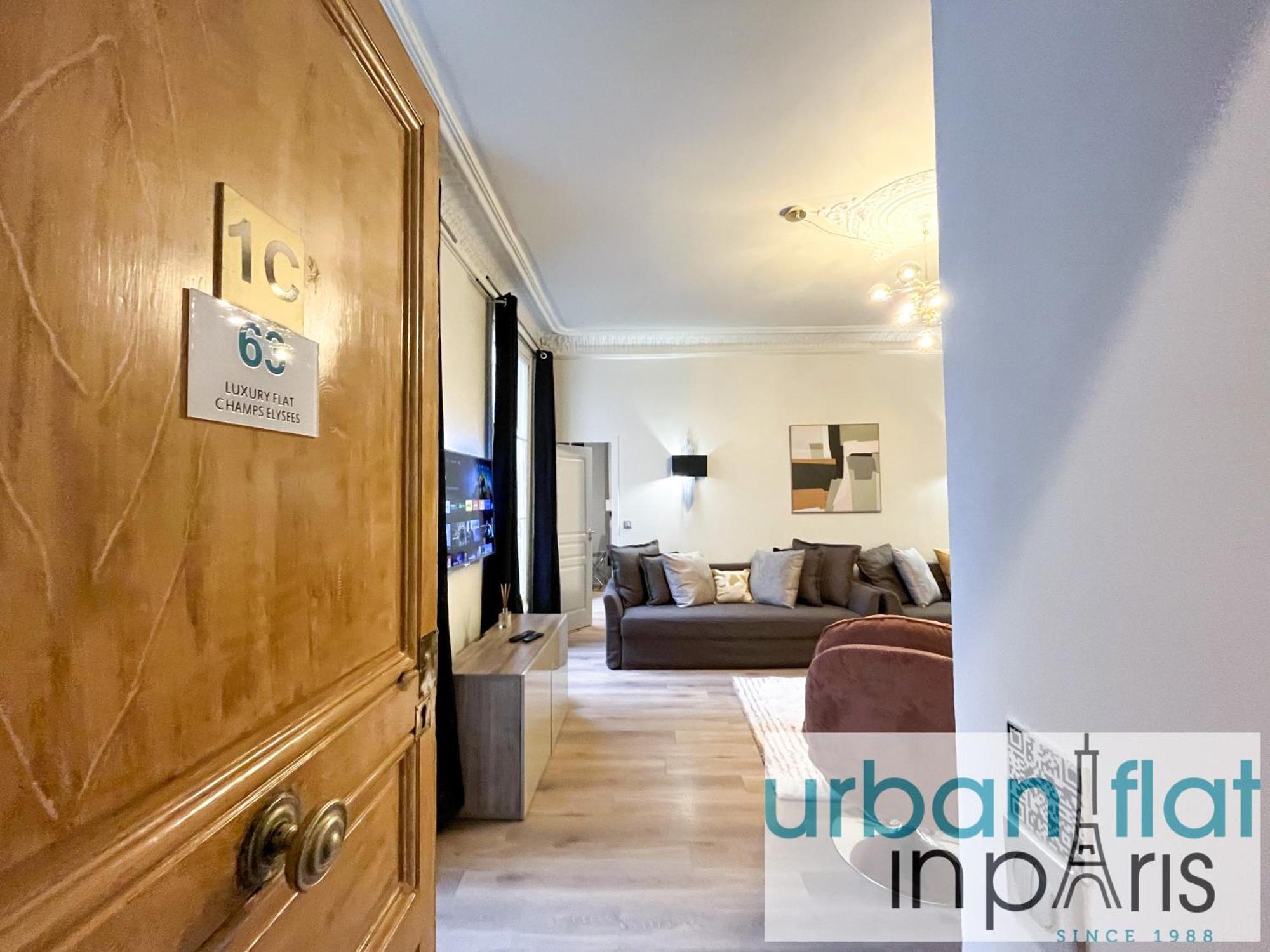 Urban Flat 63 - Beautiful 3 Bedroom Flat Champs-Elysees Paris Eksteriør bilde